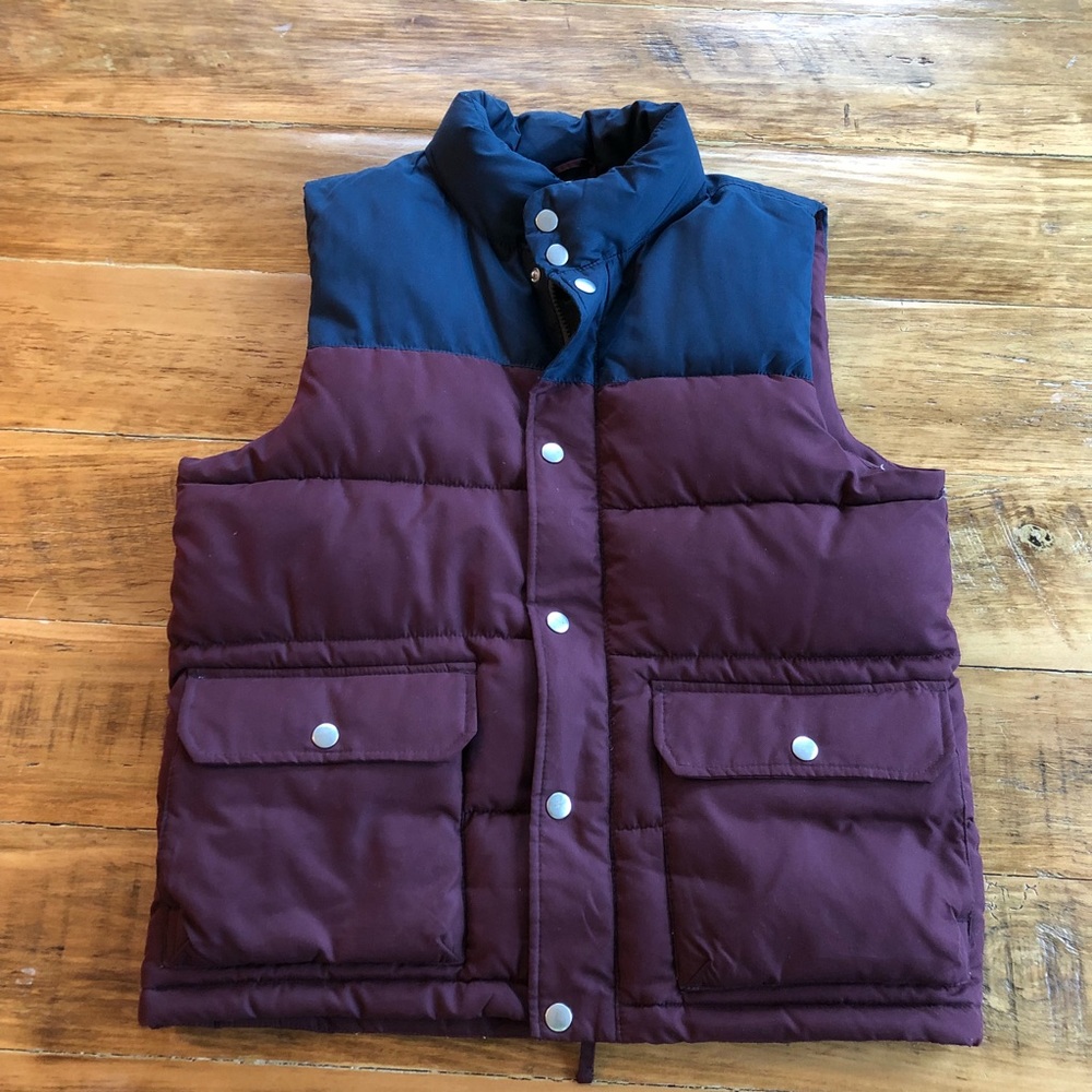 Color Block Puffer Vest